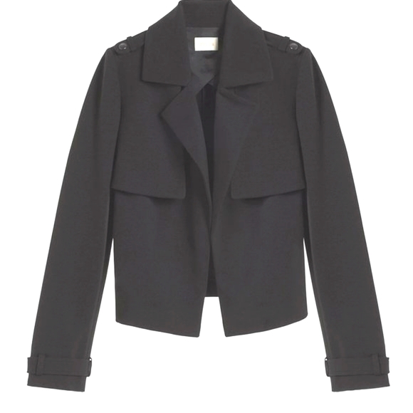 Chicos Cropped Trench Jacket - Picture 3 of 16